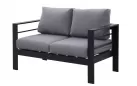 Komplet wypoczynkowy aluminiowy na taras JACO czarny