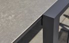Duży stół ogrodowy aluminowy grafitowy rozkłdany PRIMAVERA 220-340 cm blat ceramiczny