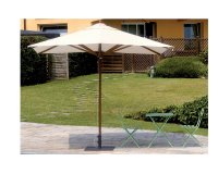 Parasol ogrodowy TORINO drewno 3x2 m akryl Olefin profile drewniane