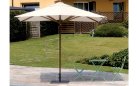 Parasol ogrodowy TORINO drewno 3x3 m akryl Olefin profile drewniane