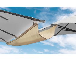 Rynna GRONDAIA 3 m do parasoli ogrodowych Greenwood akryl Olefin 