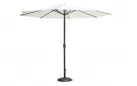 Parasol ogrodowy BLOOM Ø3 m aluminium noga antracyt poliester ecru