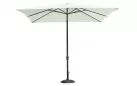 Parasol ogrodowy BLOOM 3x2 m aluminium poliester ecru noga centralna antracytowa lub biała