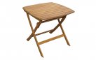 Składany stół ogrodowy PIOMBINO 80×80 cm z drewna akacjowego