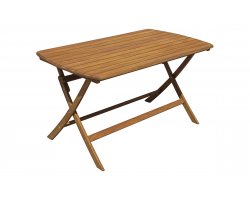 Stół ogrodowy CASTIGLIONE 140×80 składany z drewna akacjowego na taras