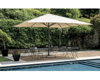 Parasol ogrodowy aluminiowy z otwieraniem teleskopowym BIG 5x5 m