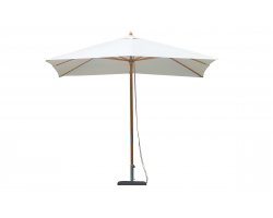 BAMBU 3×2 m parasol ogrodowy z bambusa z tkaniną ecru