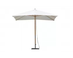 BAMBU 3×2 m parasol ogrodowy z bambusa z tkaniną ecru