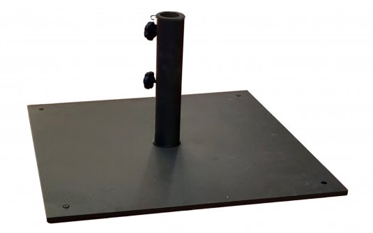 Podstawa 35 kg stalowa 60×60 cm z rurą Ø55 mm – antracyt