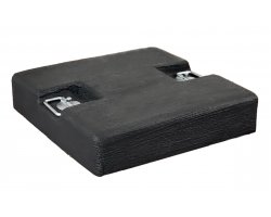 Obciążnik 60 kg cementowy 50x50 cm / grafitowy z uchwytami do dużych parasoli