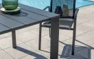 NETTUNO stół ogrodowy aluminiowy rozkładany 200–300×100 antracytowy