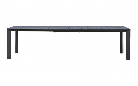 NETTUNO stół ogrodowy aluminiowy rozkładany 200–300×100 antracytowy