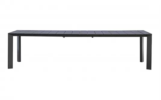 NETTUNO stół ogrodowy aluminiowy rozkładany 200–300×100 antracytowy NETTUNO stół ogrodowy aluminiowy rozkładany 200–300×100 antracytowy