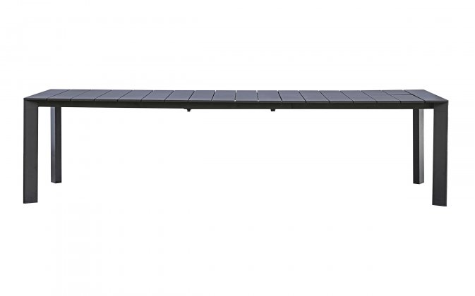 NETTUNO stół ogrodowy aluminiowy rozkładany 200–300×100 antracytowy