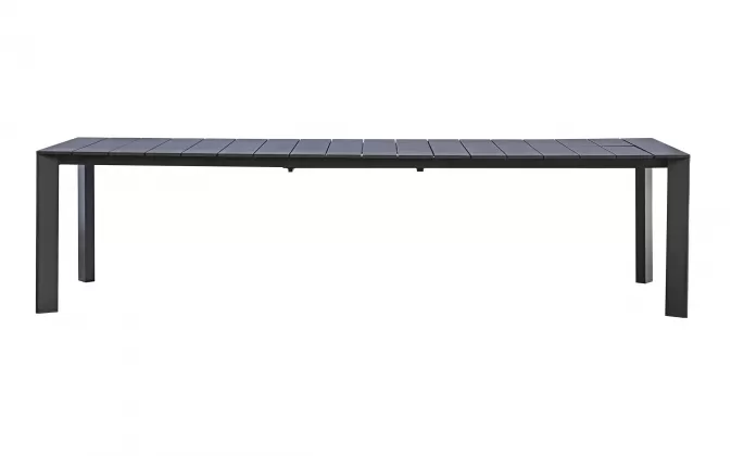 NETTUNO stół ogrodowy aluminiowy rozkładany 200–300×100 antracytowy