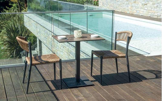 Blat HPL 70x70 wykończenie ruggine Blat HPL 70x70 wykończenie ruggine