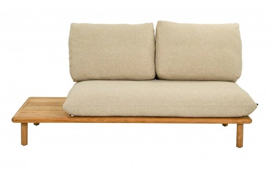 SLING Sofa ogrodowa modułowa teakowa 2‑lub 3‑osobowa z poduszkami All Weather SLING Sofa ogrodowa modułowa teakowa 2‑lub 3‑osobowa z poduszkami All Weather