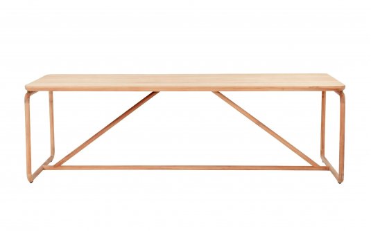 Stół ogrodowy z drewna teak 240 × 100 cm dla 6 osób – kolekcja DOLCE Stół ogrodowy z drewna teak 240 × 100 cm dla 6 osób – kolekcja DOLCE