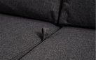 Sofa ogrodowa TREVISO 3-osobowa aluminowa pochylane oparcia technorattan Szary