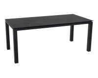 Stół ogrodowy Monte Carlo 180x90 jadalniany aluminium antracyt blat kamień spiekany