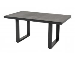 MURCIA 140x85 Stolik kawowy ogrodowy aluminium antracyt blat ceramiczny