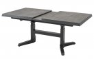 MURCIA 143/183x88 Stół ogrodowy rozkładany regulowany aluminium antracyt blat ceramiczny