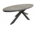 MURCIA 242x117 Stół ogrodowy owalny aluminium antracyt blat ceramiczny