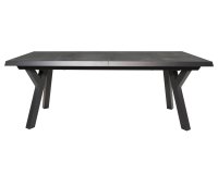 Aluminiowy stół ogrodowy rozkładany MURCIA 204 do 264 cm.