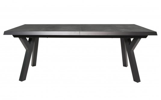 Aluminiowy stół ogrodowy rozkładany MURCIA 204 do 264 cm.