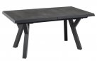 MURCIA 163/203×93 stół ogrodowy rozkładany. Aluminium antracyt, blat ceramiczny 13 mm, nogi 7×7 cm, 