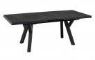 MURCIA 163/203×93 stół ogrodowy rozkładany. Aluminium antracyt, blat ceramiczny 13 mm, nogi 7×7 cm, 