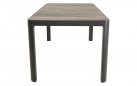 CASTILLA 160×90 Stół ogrodowy prostokątny aluminium antracyt blat ceramiczny beżowy