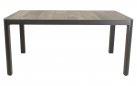 CASTILLA 160×90 Stół ogrodowy prostokątny aluminium antracyt blat ceramiczny beżowy