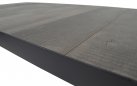 CASTILLA 160×90 Stół ogrodowy prostokątny aluminium antracyt blat ceramiczny beżowy