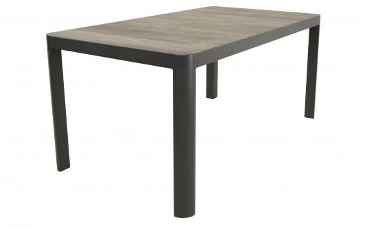 CASTILLA 160×90 Stół ogrodowy prostokątny aluminium antracyt blat ceramiczny beżowy CASTILLA 160×90 Stół ogrodowy prostokątny aluminium antracyt blat ceramiczny beżowy