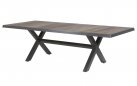 CASTILLA 243x103 Stół ogrodowy aluminium antracyt blat ceramiczny beżowy