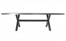 CASTILLA 243x103 Stół ogrodowy aluminium antracyt blat ceramiczny beżowy