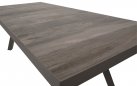 CASTILLA 243x103 Stół ogrodowy aluminium taupe blat ceramiczny beżowy