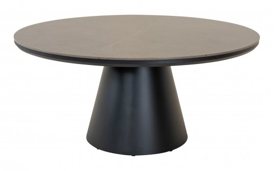 DAXX stół ogrodowy okrągły Ø160 aluminium antracyt blat kamień spiekany sinterstone DAXX stół ogrodowy okrągły Ø160 aluminium antracyt blat kamień spiekany sinterstone