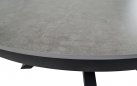 Okrągły stół ogrodowy, aluminiowy na 4 nogach z blatem z kamienia spiekanego DAVOS 158 mm