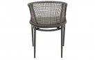 Szare krzesło ogrodowe jadalniane.Kioto nogi w kolorze antracyt.