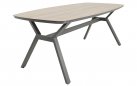 Nowoczesny stół ogrodowy ODENSE 200x100 podstawa antracyt i blat hpl drewnopodobny