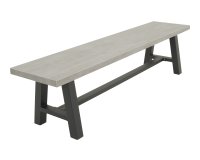 Ława ogrodowa FRESCO 180 z siedziskiem z kamienia spiekanego
