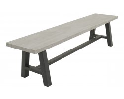 Ława ogrodowa FRESCO 180 z siedziskiem z kamienia spiekanego