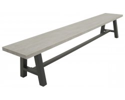 Ława ogrodowa FRESCO 250 z siedziskiem z kamienia spiekanego