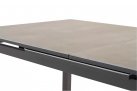 Rozkładany stół ogrodowy LAGOS 130-160 cm grafitowy aluminiowy blat SPC