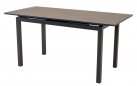 Rozkładany stół ogrodowy LAGOS 130-160 cm grafitowy aluminiowy blat SPC