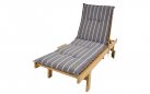 Opcjonalna poduszka na leżak ogrodowy z teaku