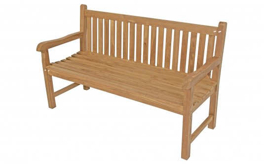 Ławka ogrodowa z drewna tekowego 150 cm Ławka ogrodowa z drewna tekowego 150 cm