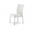 Białe krzesło ogrodowe sztaplowania jane aluminiowe z plecionką technorattanową gs 916